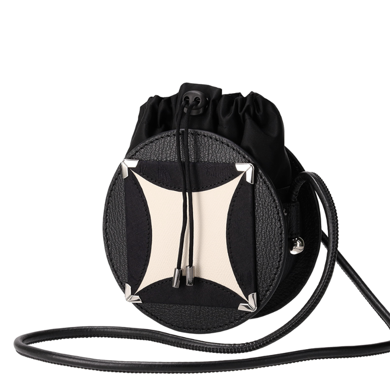 Yeoui Round Leather Crossbody Bag