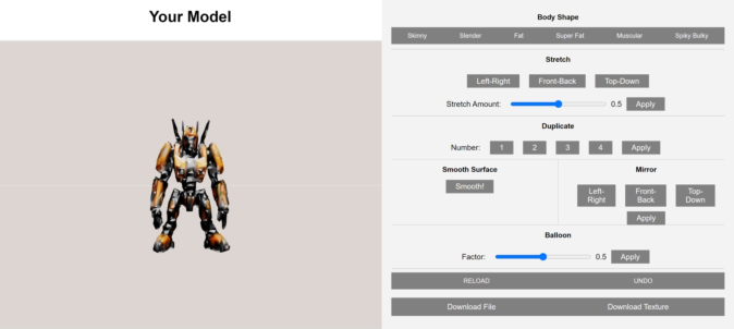 ANVIL 3D AI Customizing Function ScreenShot