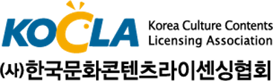 This is a main logo of Korea Culture Contents Licensing Association.